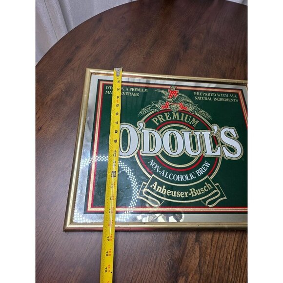 ODouls Premium Non-Alcoholic Brew Bar Mirror Sign With Gold Frame - Picture 5 of 14
